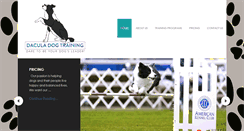 Desktop Screenshot of daculadogtraining.com