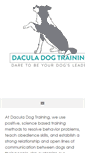 Mobile Screenshot of daculadogtraining.com